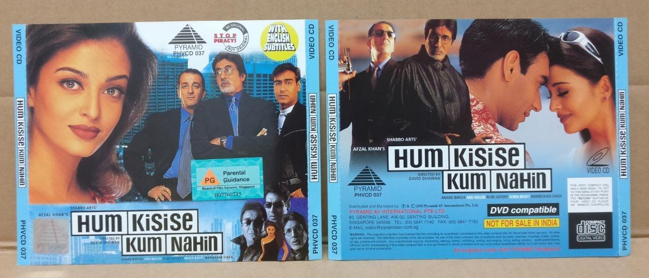 India Bollywood Hindi Movie Hum Kisise Kum Naheen Singapore 3x VCD FCS9163