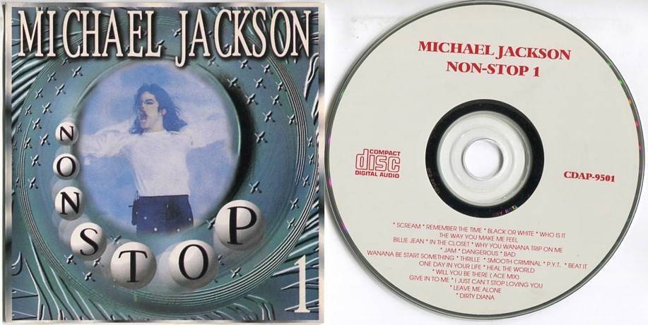 Mega Rare Michael Jackson On Cover Singapore CD FCS5278