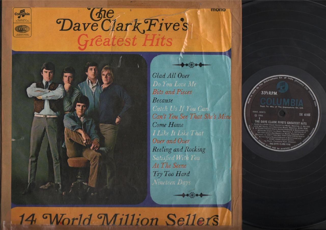 The Dave Clark Five's 1966 Mega Rare Columbia India 12" LP ELP1802