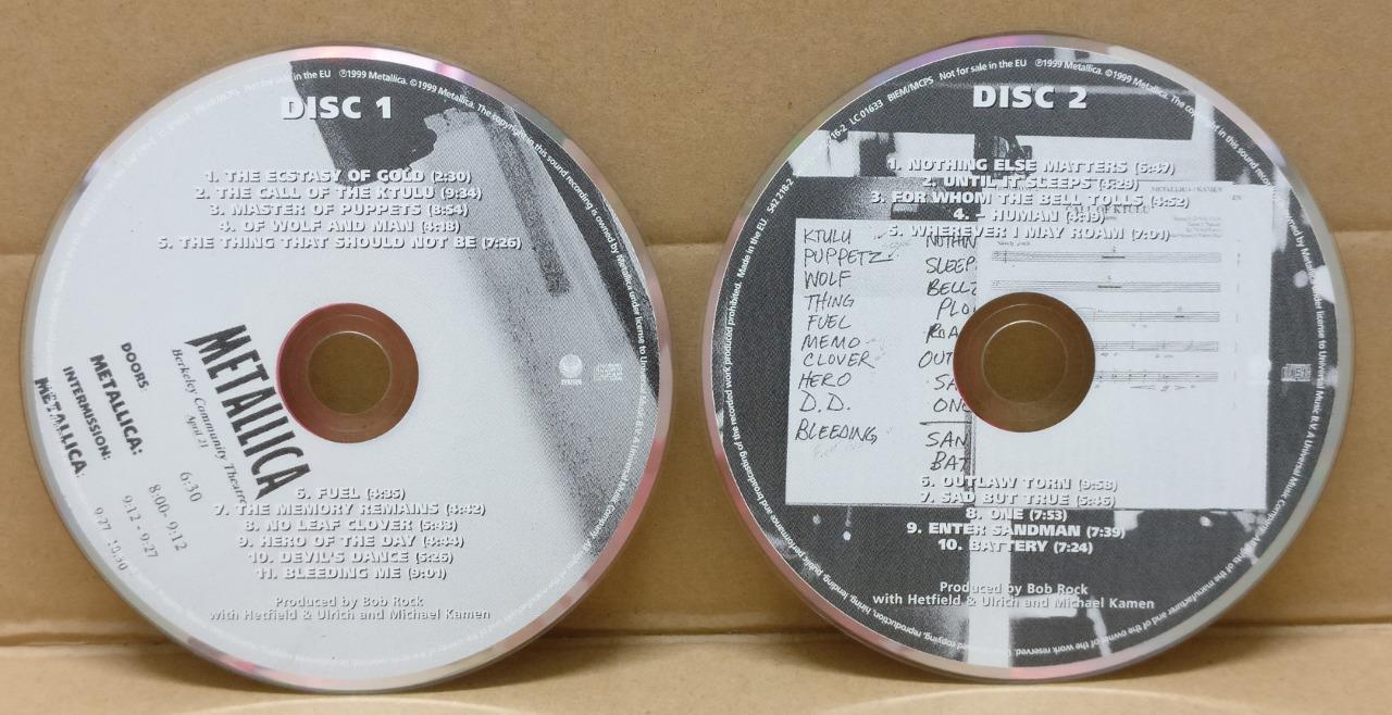 Rare Metallica S&M EU 2x CD FCS8923