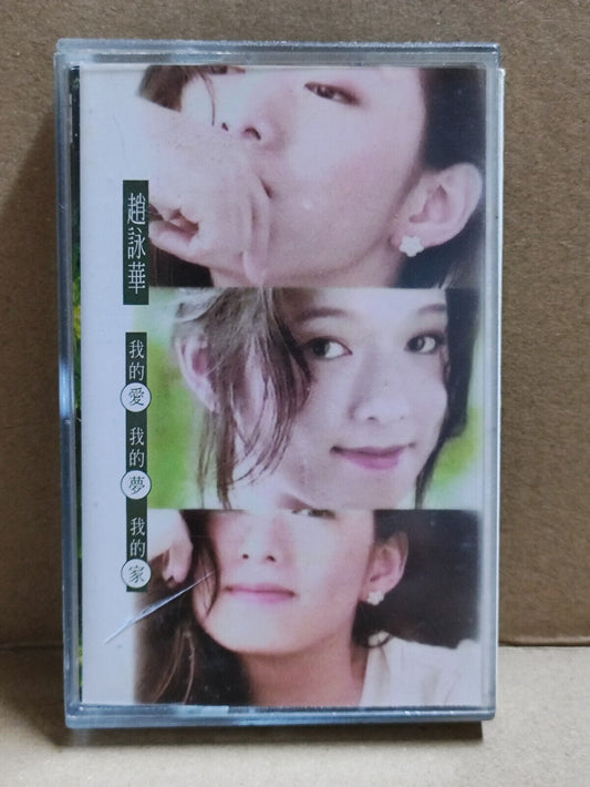 AMM68 Cyndi Chao 趙詠華 赵咏华 我的爱我的梦我的家 卡带 CHINESE CASSETTE ROCK TAIWAN 1994 (CS2167)