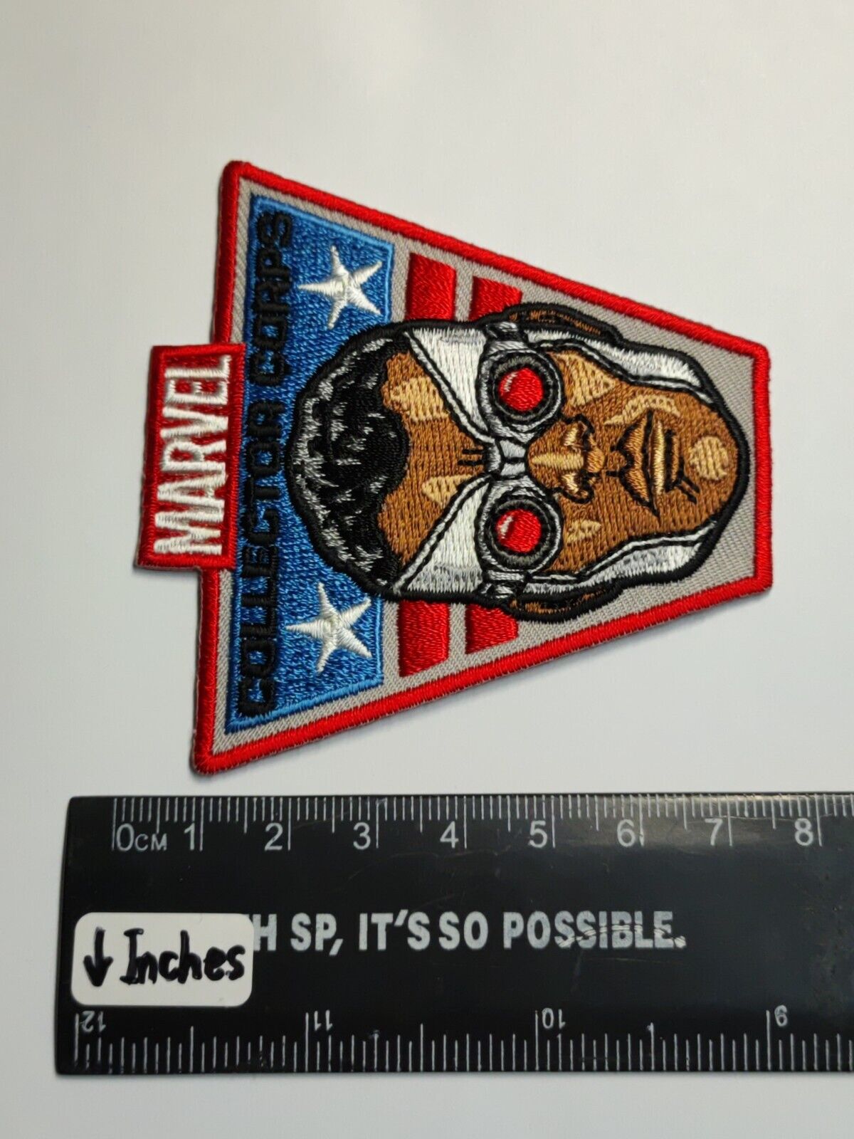 AMM68 MARVEL FUNKO FALCON COLLECTOR CORPS SEWING CLOTH BADGE (JF042)