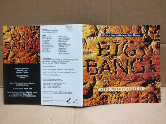 Big Bang The Musical By Kenneth Lyen 1995 Rare Singapore English CD FCS9916