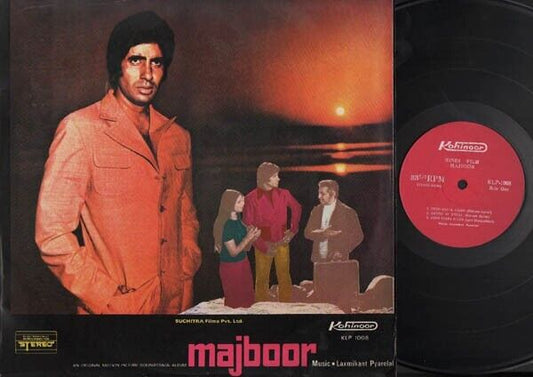 India Bollywood Hindi Film OST Majboor Amitabh Bachchan Parveen Babi LP IBLP242