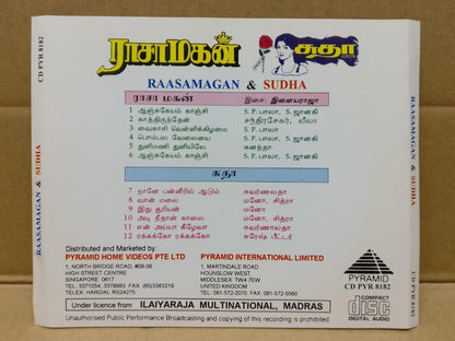 India Bollywood Movie OST Raasamagan & Sudha Pyramid Singapore CD FCS9178