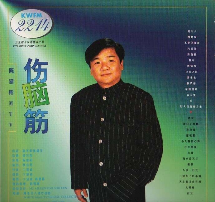 Singapore Marcus Chin Chen Jian Bing 陈建彬 MTV Chinese Japan Laserdisc LD LD143