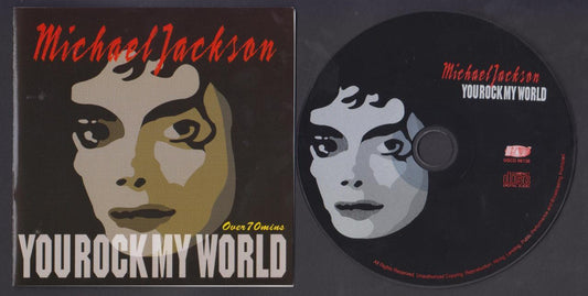 Michael Jackson On Cover You Rock My World Singapore CD FCS6072