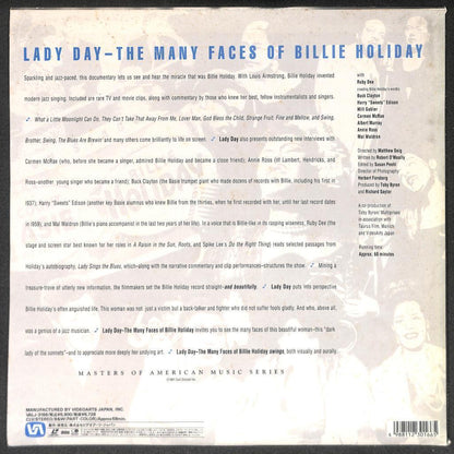 The Many Faces Of Billie Holiday Lady Day 1991 Rare Japan Laserdisc LD1563