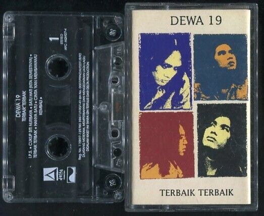 Rare Malay Rock Band Dewa 19 Terbaik Terbaik Indonesia Not LP Cassette CS574