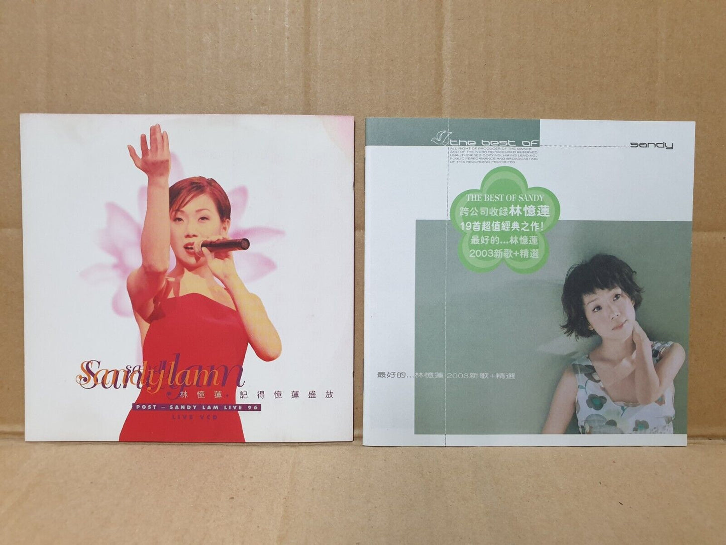 HK Sandy Lam 林忆莲 林憶蓮 Chinese 5x CD+VCD+(2xCD)+(2xVCD) Set Lot  Of 8 (FCS10339) I