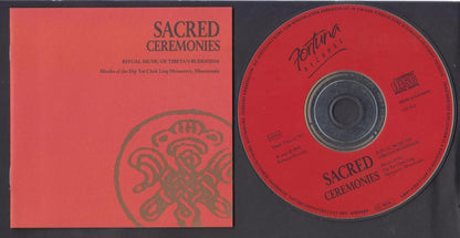 Rare Sacred Ceremonies Ritual Music of Tibetan Buddhism 1990 Germany CD FCS7159