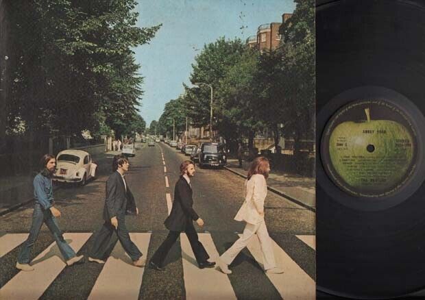 The Beatles John Lennon Paul McCartney Abbey Road 1969 EMI Singapore  LP ELP1688