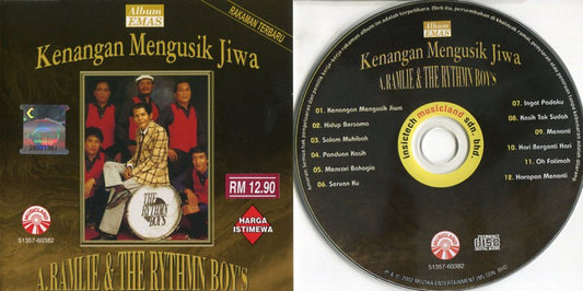 Rare Malaysia Malay A.Ramlie & The Rythmn Boys Muzika Ent. 2002 CD FCS1524