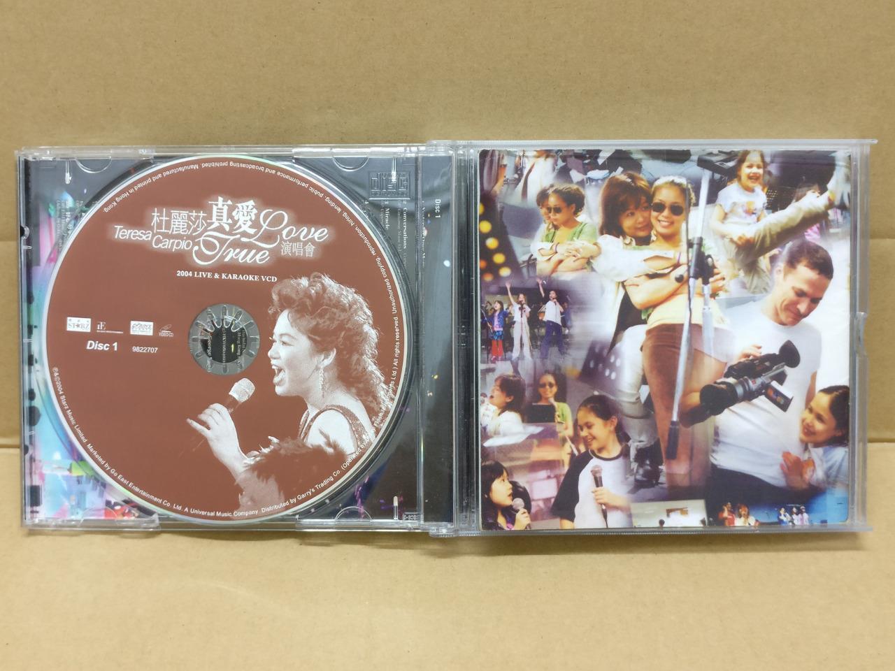 Hong Kong Teresa Carpio 杜丽莎 2004 Live & Karaoke 2x VCD Video CD FCB1561