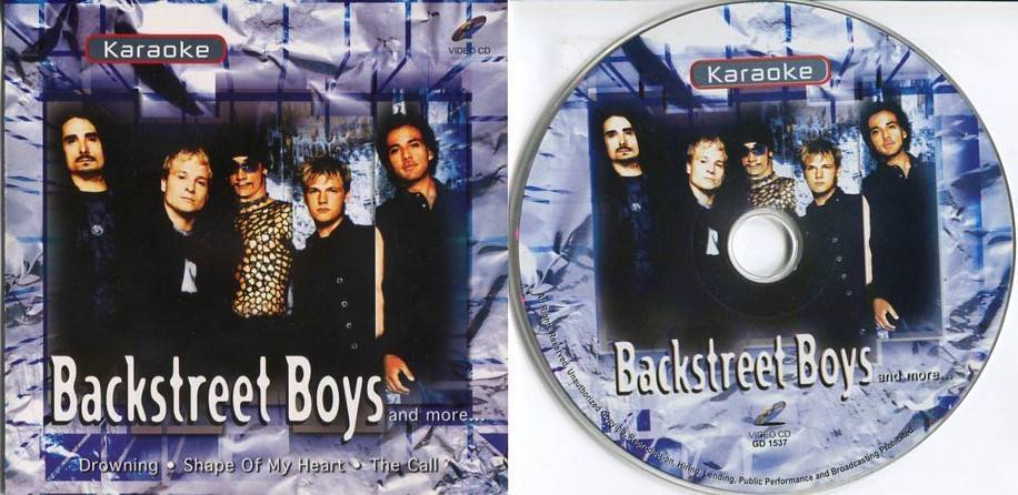 Rare Backstreet Boys On Cover Karaoke Compilation Singapore VCD Video CD FCS4994