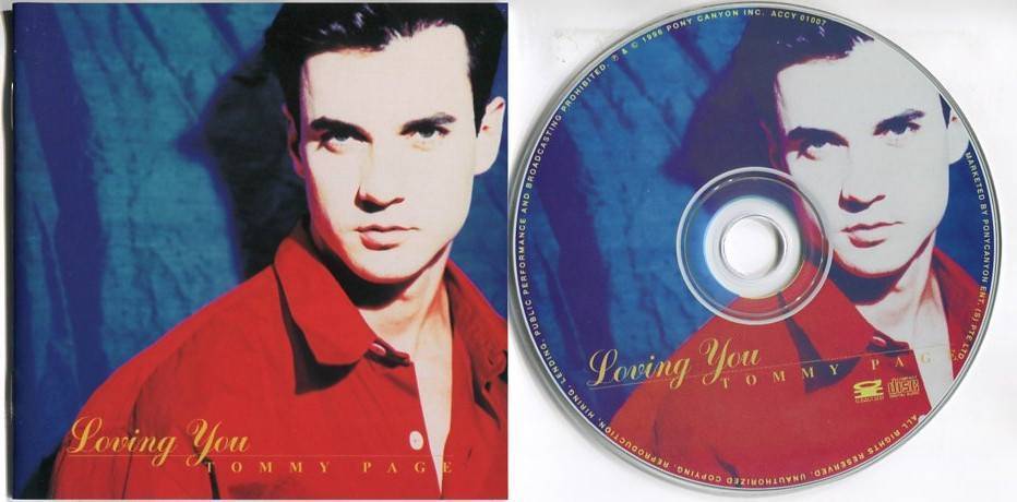 Tommy Page Loving You My Mother 1996 Mega Rare Ponycanyon Singapore CD FCS8127