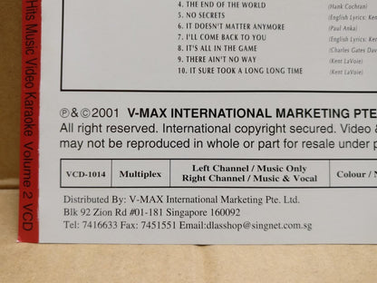 LOBO Vol.1 & 2 MV Karaoke 2001 Rare Singapore English Video 2x VCD FCS10033