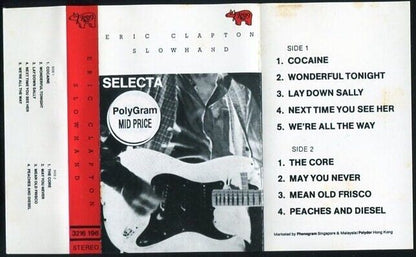 Eric Clapton Rare Phonogram Singapore Cassette CS015
