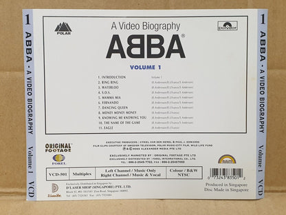 ABBA A Video Biography Singapore  English Video CD VCD (FCS10233)