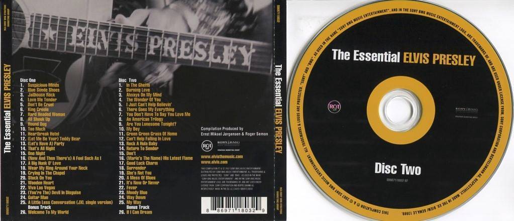The Essential Elvis Presley Famous Golden Hits 2007 Sony BMG EU 2x CD FCS4999
