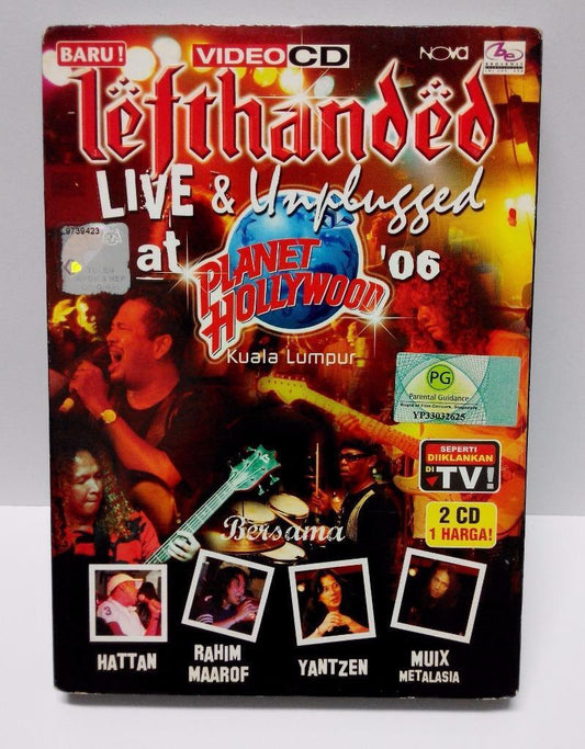 Malay Rock Band Lefthanded 2006 Malaysia 2x VCD Video CD FCB1069