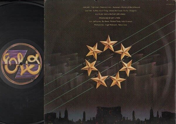 Electric Light Orchestra Rare ELO Label Singapore 12" LP ELP1398