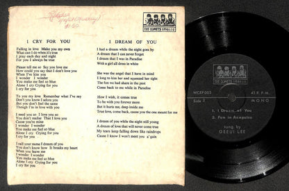 Mega Rare Malaysia Elvis Geevi Lee Sung Elvis Presley Songs English 7" CEP3144