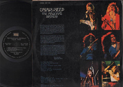 Uriah Heep The Magician's Birthday Mega Rare Black Label Singapore LP ELP2024