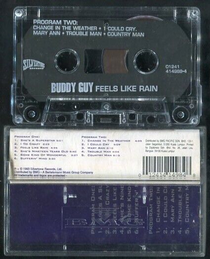 Buddy Guy Feel Likes Rain 1993 BMG Mega Rare Malaysia Cassette CS443