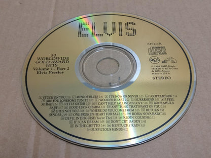 AMM Elvis Presley 50 Worldwide Gold Hits 1988 English CD FCS10072 (No Case)