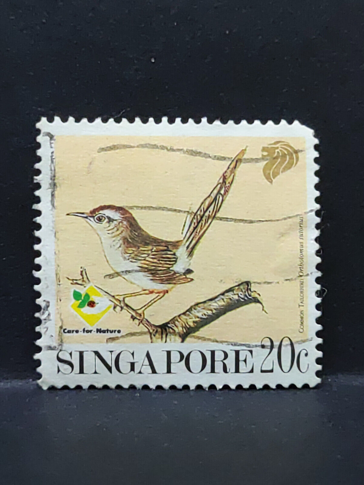 AMM68 Singapore Bird 20 cents Used Stamp (SA019)