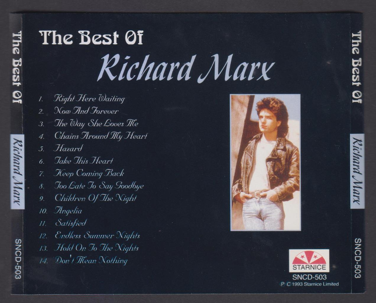 The Best Of Richard Marx On Cover Singapore CD FCS6079