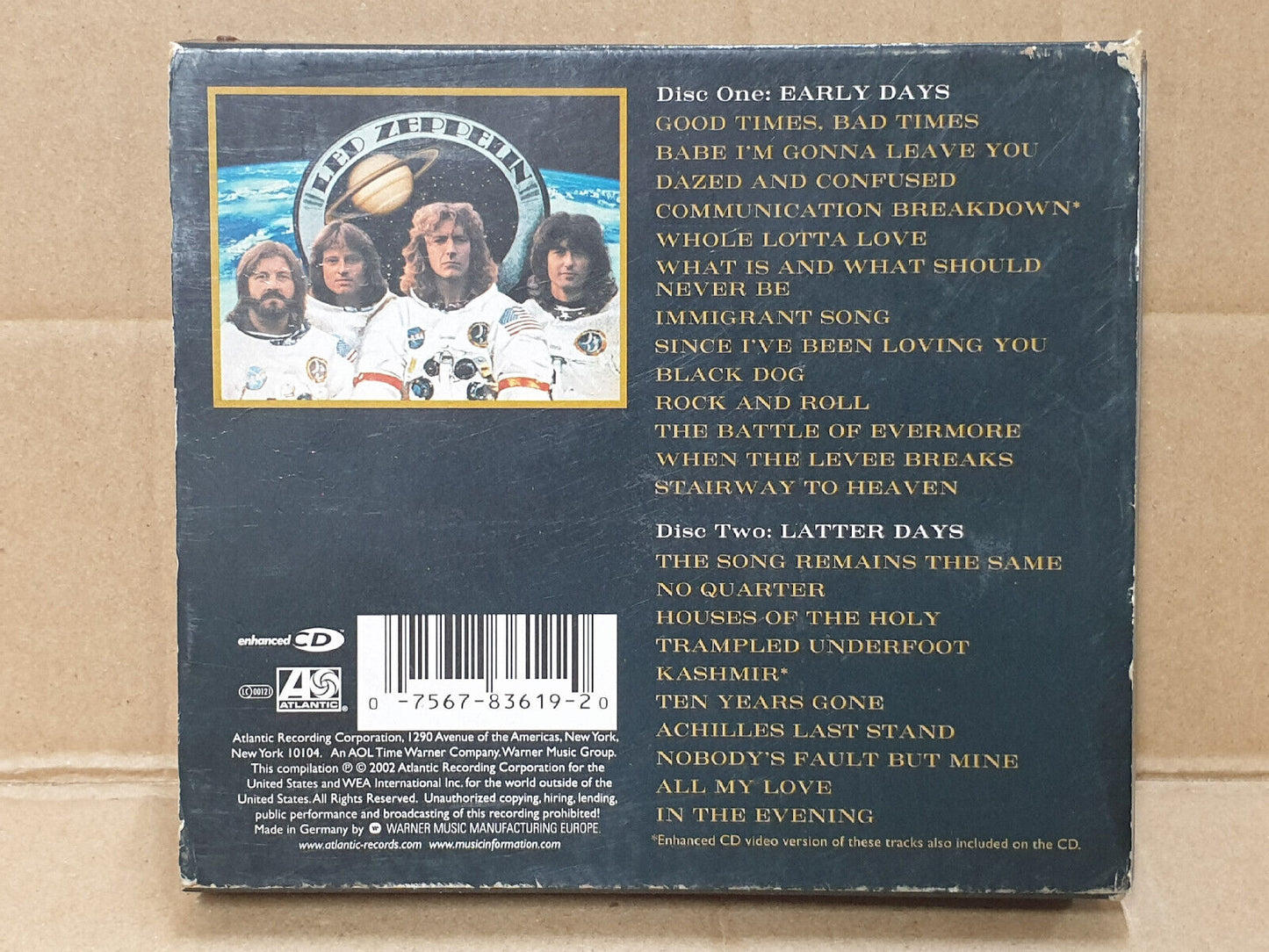 Led Zeppelin Early Days & Latter Days 2002  Germany 2x CD (FCB2541) E