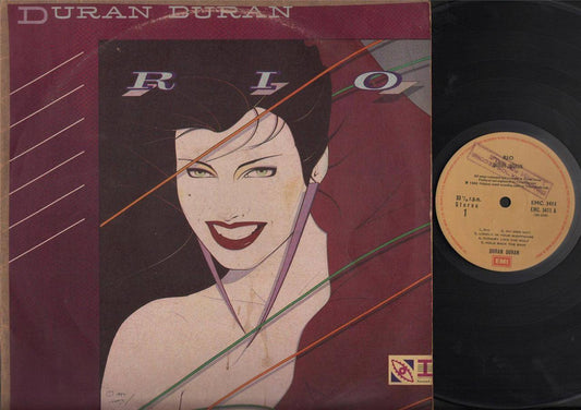 Duran Duran Band RIO 1982 Rare EMI India Indian Promo Copy LP 12" ELP2001