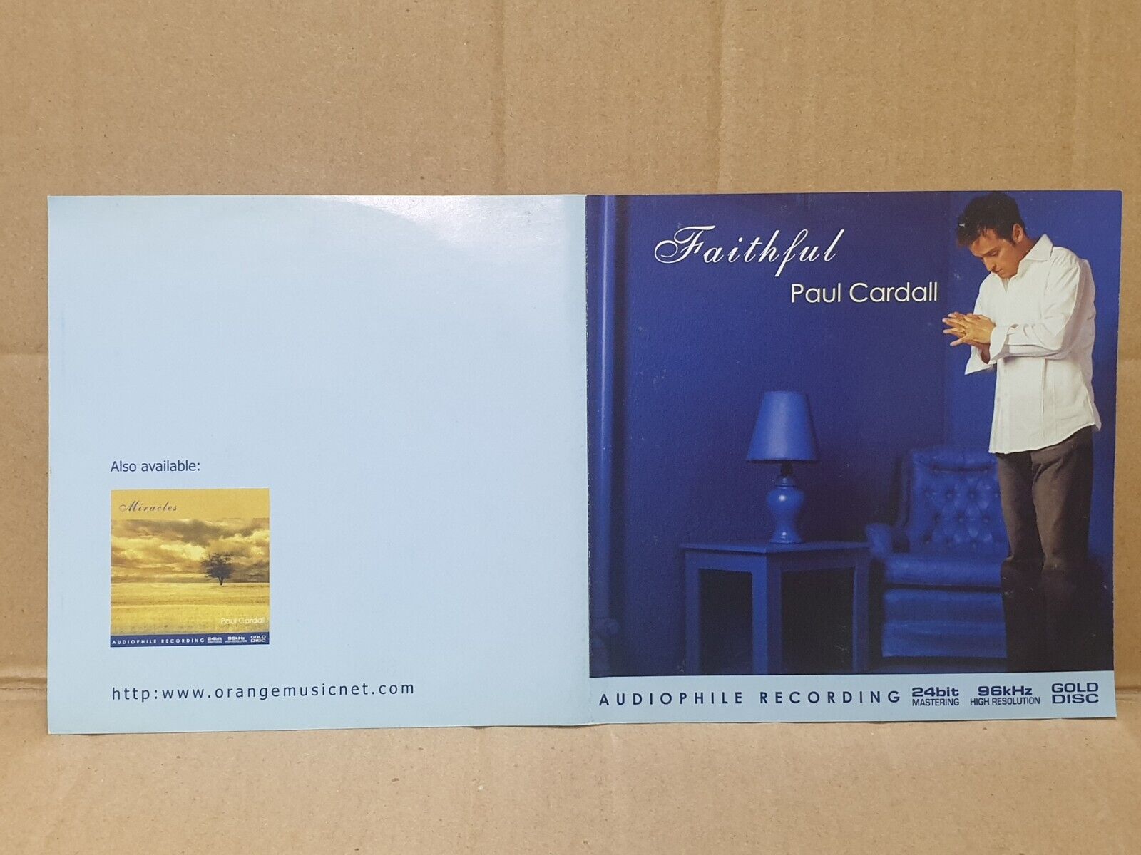 Paul Cardall Faithful Audiophile Singapore 24Bit English Gold CD (FCS10216)