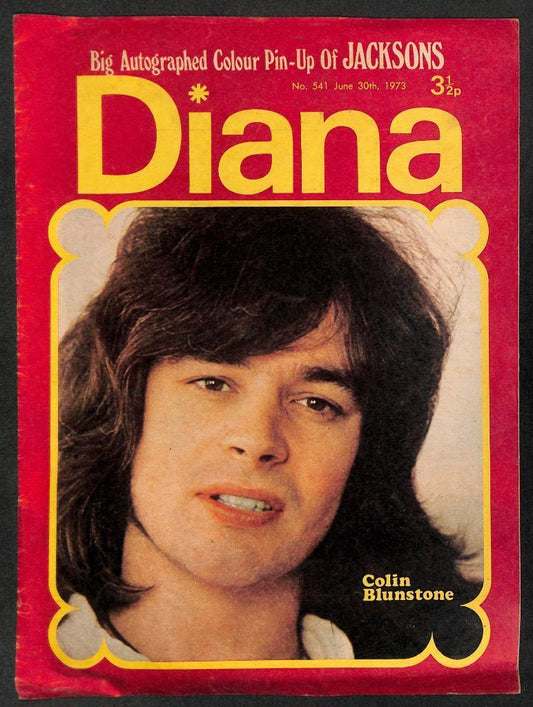 Vintage Diana Magazine 1973 Michael Jackson 5 Colin Blunstone Elton John (MZ079)