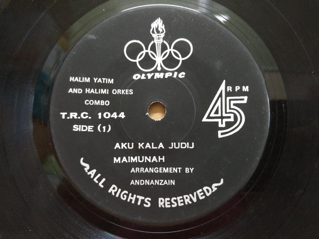 Rare Halim Yatim Orkes Combo Malay Band Poker Card Cover Psych Garage EP MEP486