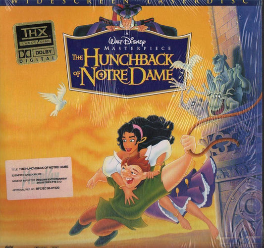 Disney Cartoon Movie The Hunchback Of Notredame w/ Shrink Japan Laserdisc LD770