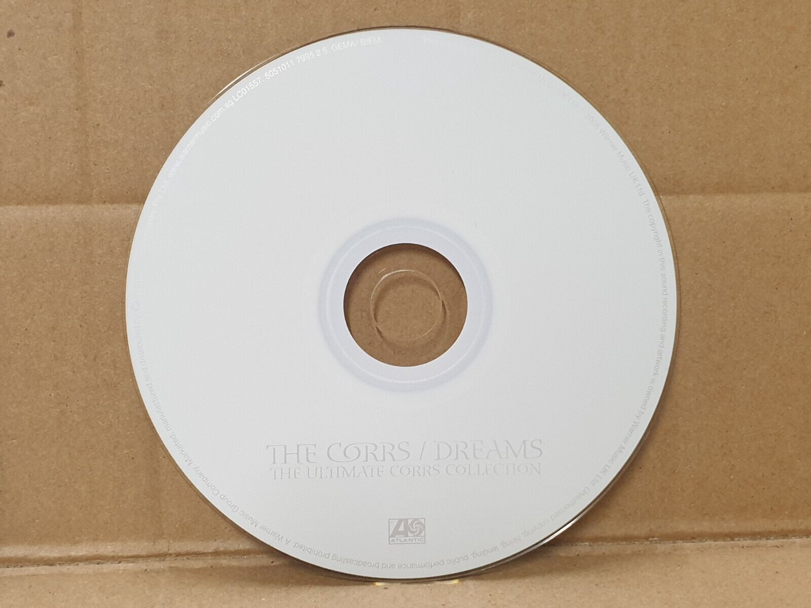 The Corrs Dreams 2006 Singapore English CD (FCS10229)