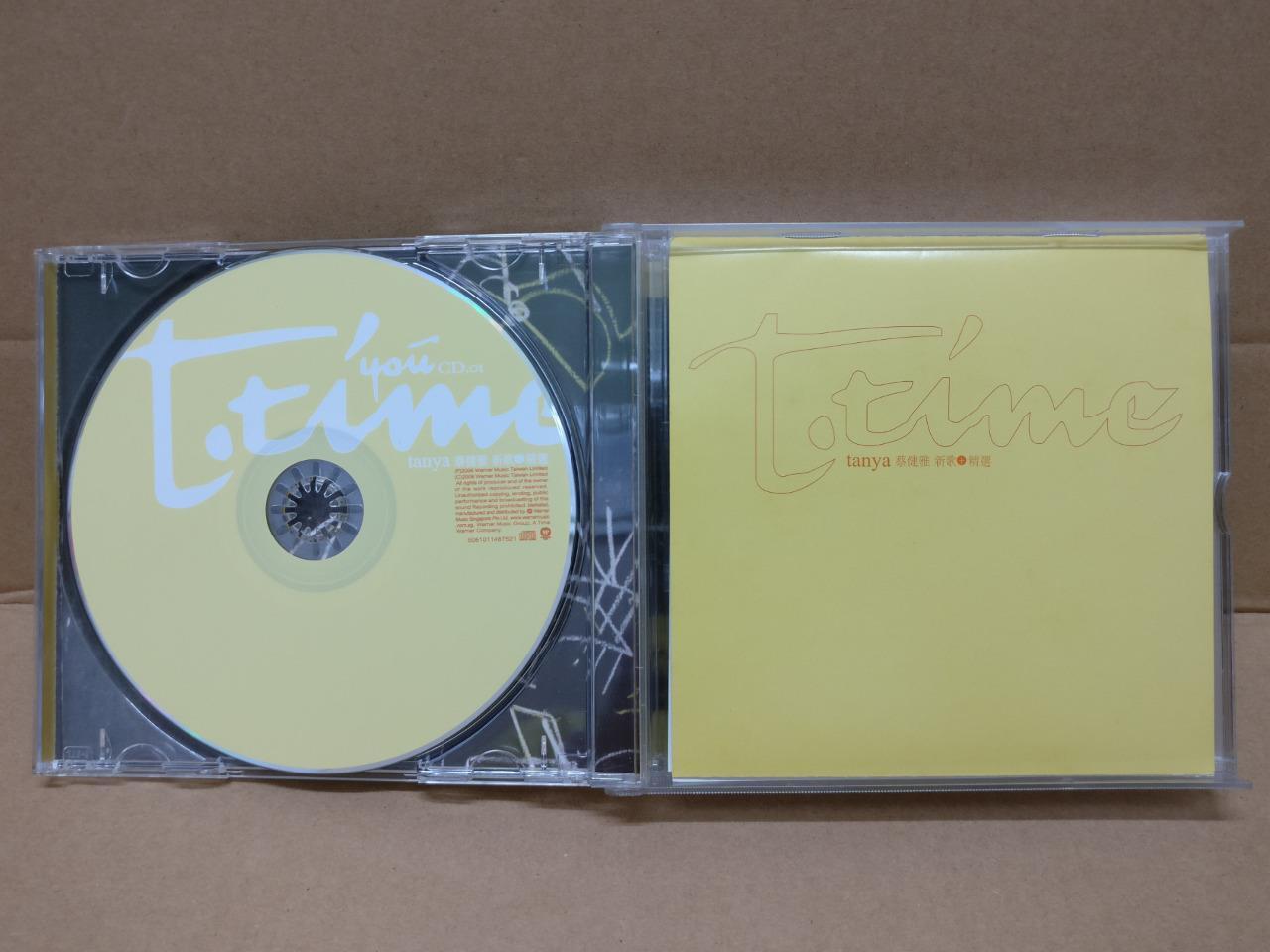 Singapore Tanya Chua Cai Jian Ya 蔡健雅 T-time 2006 Singapore 2x CD FCB1543