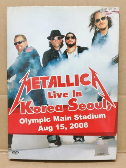 Metallica Heavy Metal Band Korea Concert 2006 Mega Rare Malaysia DVD FCBL082