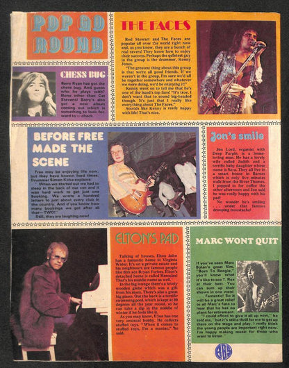Vintage Tina Magazine 1973 Meets Jermaine Jackson Elton John Marc Bolan (MZ059)