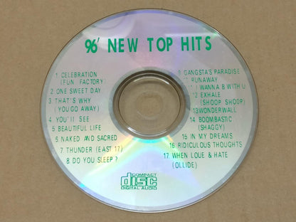 Top Hits Shaggy Cranberries Def Leppard Oasis Coolio 1996 Singapore CD FCS9033