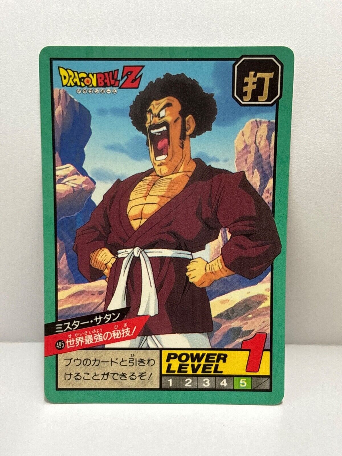 Dragon Ball Z Cards (495)  Carddass Card Bandai 1995 (ZZ236)