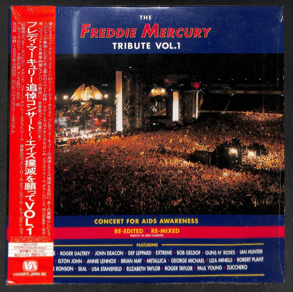 Mega Rare Queen The Freddie Mercury Tribute V.1 W/OBI Japan Laserdisc LD LD1369
