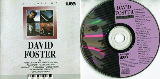 A Touch Of David Foster Compilation Warner Music 1992 Rare Indonesia CD FCS755