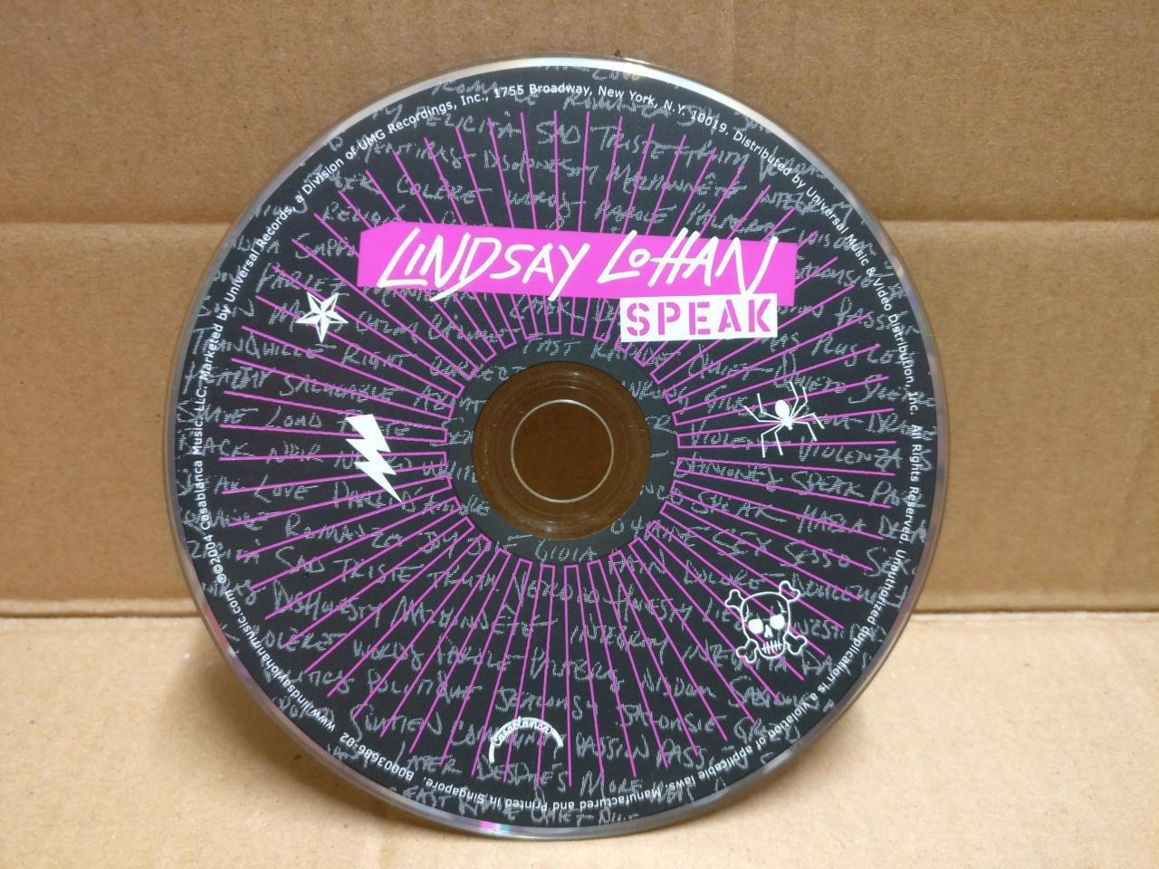 Lindsay Lohan With Guitar Speak 2004 Rare Singapore Enhanced English CD FCS9911