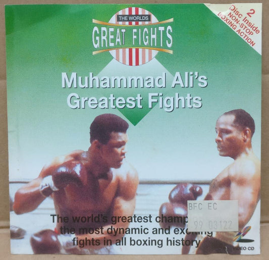 Mega Rare Muhammad Ali's Greatest Fights Boxing Malaysia Video CD 2x VCD FCS9329