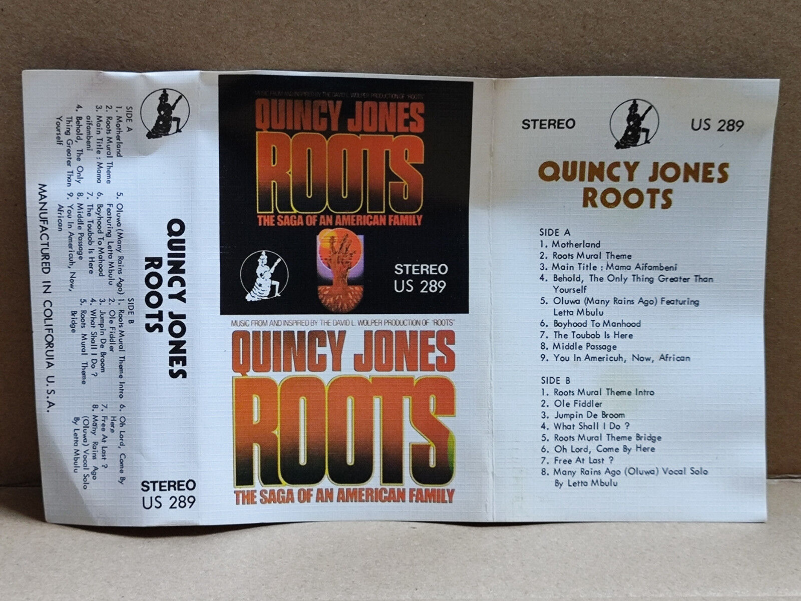 AMM68 QUINCY JONES ROOTS MOTHERLAND MURAL THEME ENGLISH CASSETTE (CS2274)