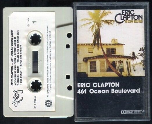 Eric Clapton 461 Ocean Boulevard 1974 Rare Singapore Cassette CS043